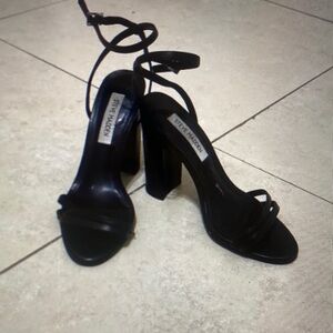 Steve Madden Strappy Black Heels